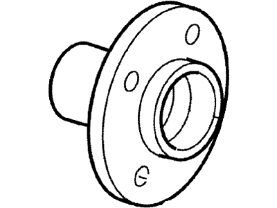Ford YS4Z-1104-AA Hub Assembly - Wheel, Front YS4Z-1104-AA Ford Hub Assembly - Wheel, Front Illustration 1 of 1