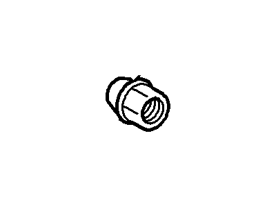 Ford 6L2Z-1012-AA Nut - Wheel