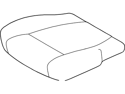 Ford BC3Z-2562901-HA Cover Assembly - Seat Cushion, Driver Side BC3Z-2562901-HA Ford Cover Assembly - Seat Cushion, Driver Side Illustration 1 of 1