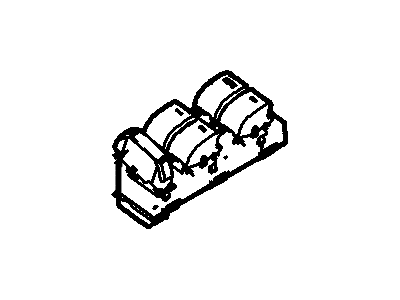 Ford 8A8Z-14529-AA Switch - Window Control - Double, Driver Side 8A8Z-14529-AA Ford Switch - Window Control - Double, Driver Side Illustration 1 of 1