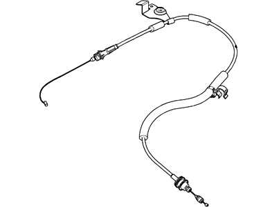 Mercury Mariner Accelerator Cable - 7L8Z-9A758-C