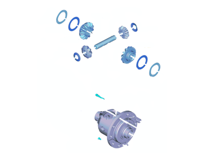 Ford FL3Z-4026-E Differential Assembly FL3Z-4026-E Ford Differential Assembly Illustration 1 of 1