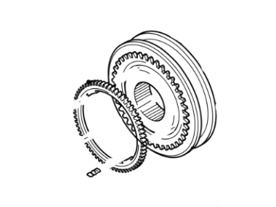 BR3Z-7124-C Ford Hub - Synchronizer Illustration 1 of 1