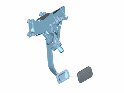 Ford HL3Z-2455-B Pedal Assy - Brake