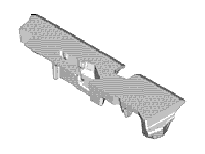DS7Z-5411168-A Ford Pad, Front Passenger Side Illustration 1 of 1