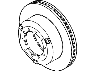 Ford BC3Z-2C026-A Disc - Brake BC3Z-2C026-A Ford Disc - Brake Illustration 1 of 1