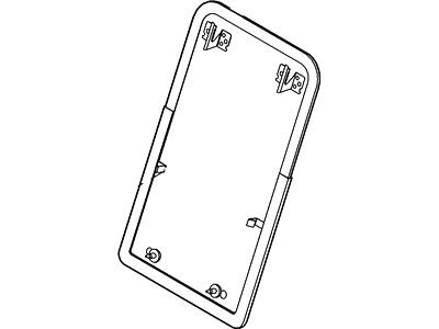 Ford BT4Z-7860508-AA Panel Assembly - Seat Back BT4Z-7860508-AA Ford Panel Assembly - Seat Back Illustration 1 of 1