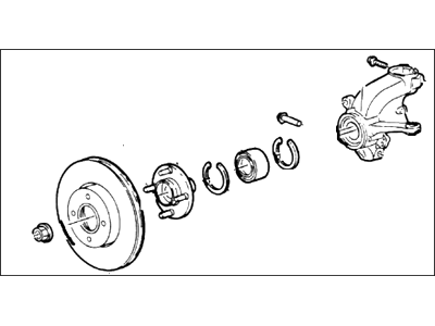 Mercury F7RZ-3K206-AA Knuckle - Front Wheel