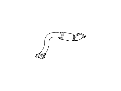 Ford YS4Z-5G203-AA Exhaust Pipe YS4Z-5G203-AA Ford Exhaust Pipe Illustration 1 of 1