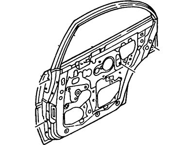 F7CZ-5424701-AA Ford Outer Panel, Driver Side Illustration 1 of 1
