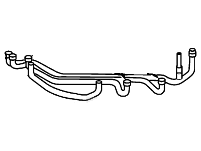 XF2Z-7G088-CA Ford Tube Illustration 1 of 1