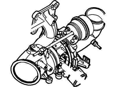 CJ5Z-6K682-E Ford Turbocharger Assembly Illustration 1 of 1