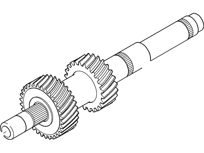 BR3Z-7061-A Ford Shaft Assembly - Output Illustration 1 of 1