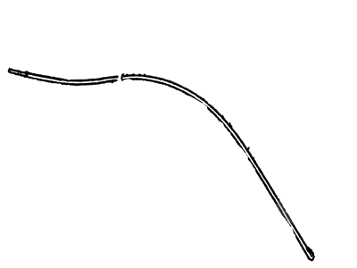 Mercury Mystique Hood Release Cable - F5RZ-16916-A