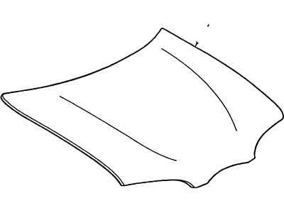 Mercury Mystique Hood - F8RZ-16612-BA