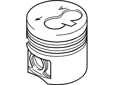 Ford 3S7Z-6108-B Piston And Pin Assy