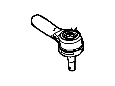 5M6Z-3A130-AA Ford End - Spindle Rod Connecting, Outer Illustration 1 of 1