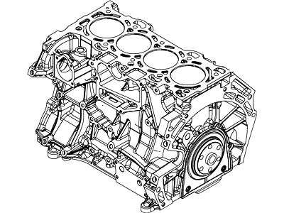 CP9Z-6009-A Ford Short Block Illustration 1 of 1