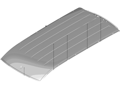 Ford DT1Z-6150202-AC Panel Assy - Roof