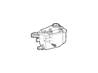 Ford 1F1Z-8A080-BA Tank Assembly - Radiator Overflow 1F1Z-8A080-BA Ford Tank Assembly - Radiator Overflow Illustration 1 of 1