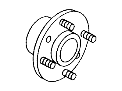 Mercury F1CZ-1104-B Hub Assembly - Wheel