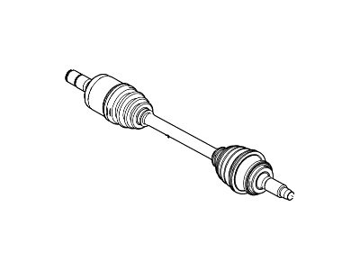Lincoln 6E5Z-3A427-A Shaft - Front Axle