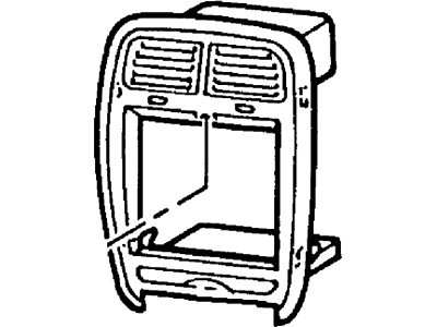 Mercury F3XY12044D70A Panel - Instrument