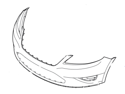 Ford AG1Z-17D957-AACP Bumper Assy - Front