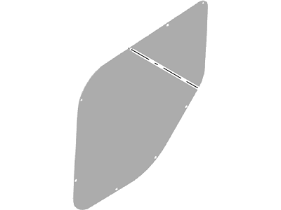 Ford DT1Z-1531013-A Trim Assembly - Quarter, Driver Side DT1Z-1531013-A Ford Trim Assembly - Quarter, Driver Side Illustration 1 of 1