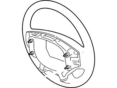 Ford YF2Z-3600-CB Wheel Assy - Steering              