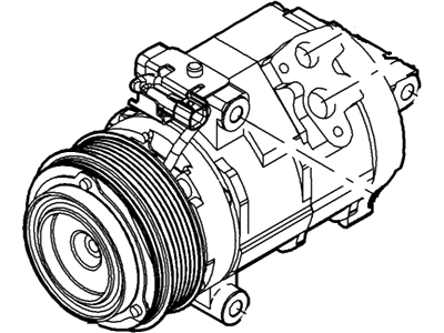 7T4Z-19703-A Ford Compressor Assembly Illustration 1 of 1