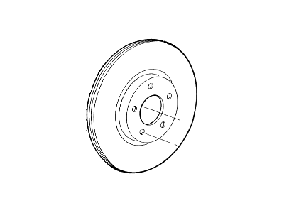 Ford F4SZ-1125-A Rotor Assembly F4SZ-1125-A Ford Rotor Assembly Illustration 1 of 1