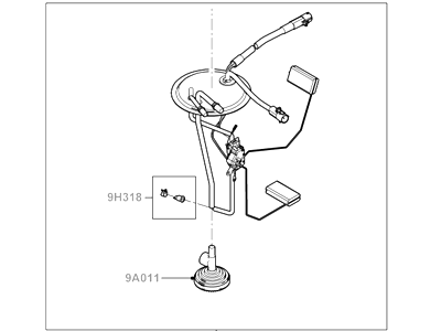 Ford 5C3Z-9275-BA Sender Assembly - Fuel Tank