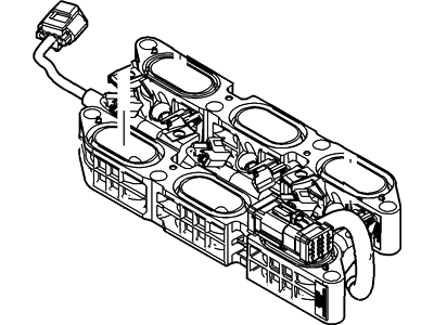 6F9Z-9424-A Ford Manifold Assembly - Inlet Illustration 1 of 1