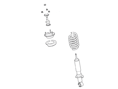 GU2Z-18A092-AG Ford Strut - Loaded Assembly Illustration 1 of 1