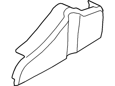 3L1Z-78613A97-AAA Ford Cover - Rear Seat Bracket, Driver Side Illustration 1 of 1