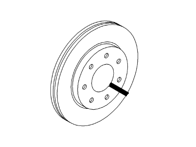 Ford 5L3Z-1125-AA Rotor Assy