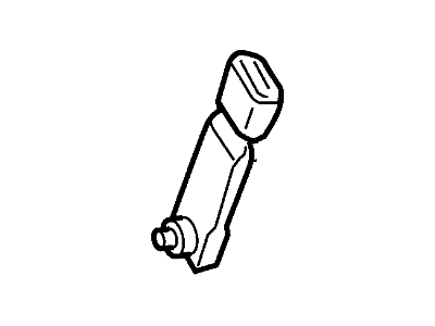 F75Z-7861202-AAC Ford Seat Belt Assembly, Passenger Side Illustration 1 of 1
