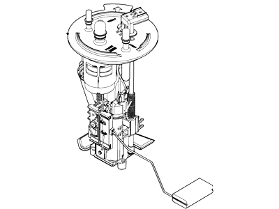 7L1Z-9H307-FA Ford Sender And Pump Assembly Illustration 1 of 1
