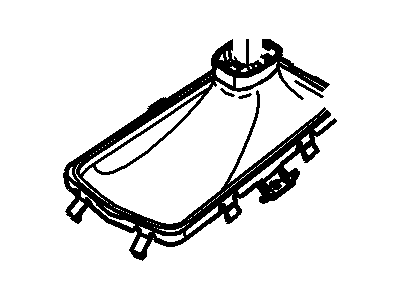 Ford AE9Z-7277-AB Gaiter - Gear Change Lever AE9Z-7277-AB Ford Gaiter - Gear Change Lever Illustration 1 of 1
