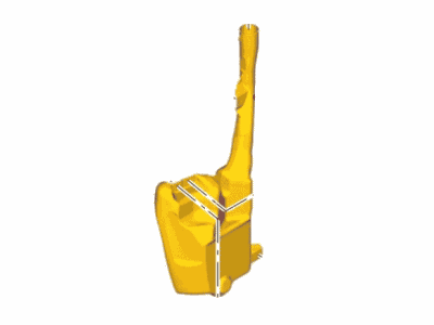 Ford Edge Windshield Washer Fluid Reservoir - GA1Z-17618-B