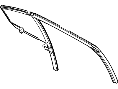 Ford AG1Z-5425767-B Run Assy - Glass