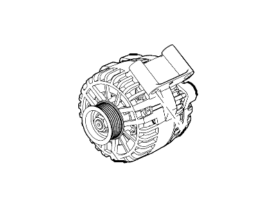 Ford 7R3Z-10346-ARM Alternator Assy