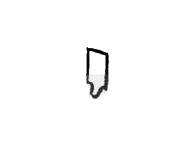 Ford 3C2Z-16601B27-BAB Cover - Seat Belt Opening, Driver Side 3C2Z-16601B27-BAB Ford Cover - Seat Belt Opening, Driver Side Illustration 1 of 1