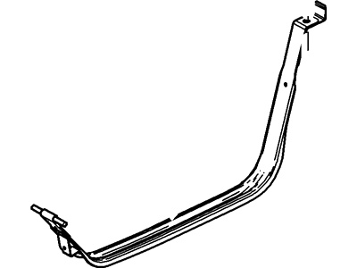 Ford 5L8Z-9092-AA Strap Assembly - Fuel Tank 5L8Z-9092-AA Ford Strap Assembly - Fuel Tank Illustration 1 of 1