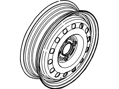 Ford 8S4Z-1A487-A Kit - Wheel