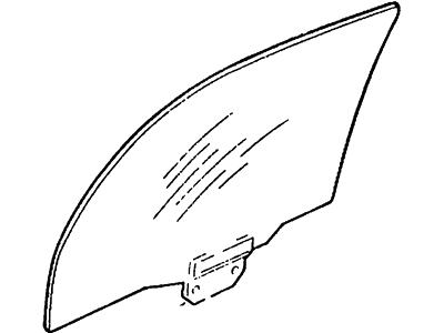 Mercury F5RZ-5421410-A Glass - Door