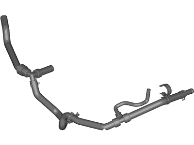 Ford DG9Z-18472-H Hose - Heater Water DG9Z-18472-H Ford Hose - Heater Water Illustration 1 of 1