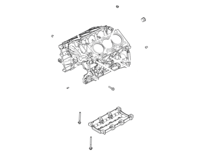 Ford BR3Z-6010-N Cylinder Block BR3Z-6010-N Ford Cylinder Block Illustration 1 of 1