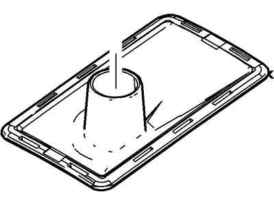 7R3Z-7277-AD Ford Boot - Gear Change Lever Illustration 1 of 1